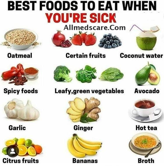Best food during sick times