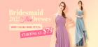 Don't Overpay for Bridesmaid Dresses!